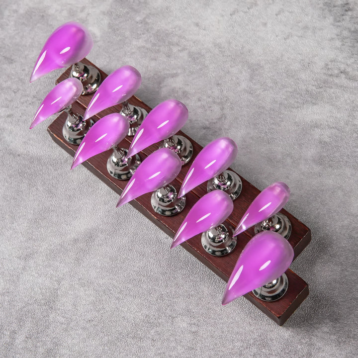 Glossy Stiletto Press-On Nail Tips Set