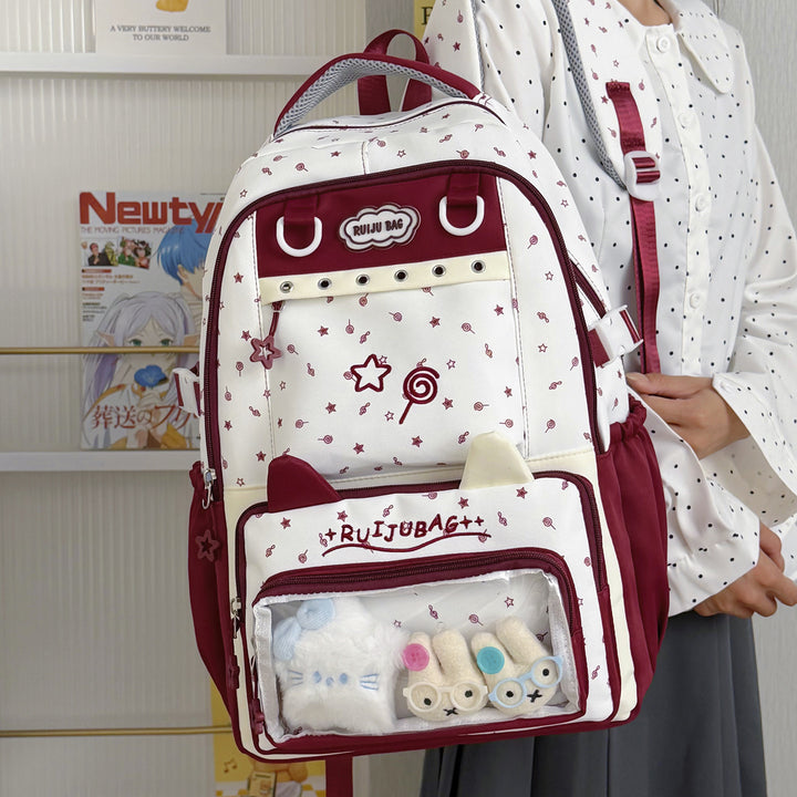 Decorative Plush Cartoon-Themed Backpack Stornfield