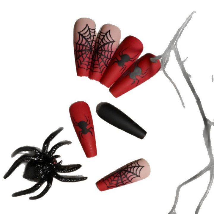 Halloween-Themed Press-On Nail Art Stornfield