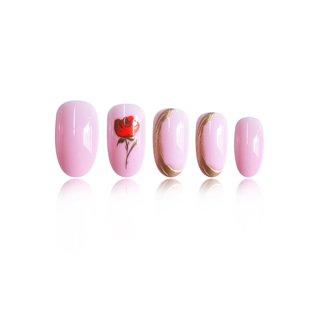 Floral Rose Nail Art Stornfield