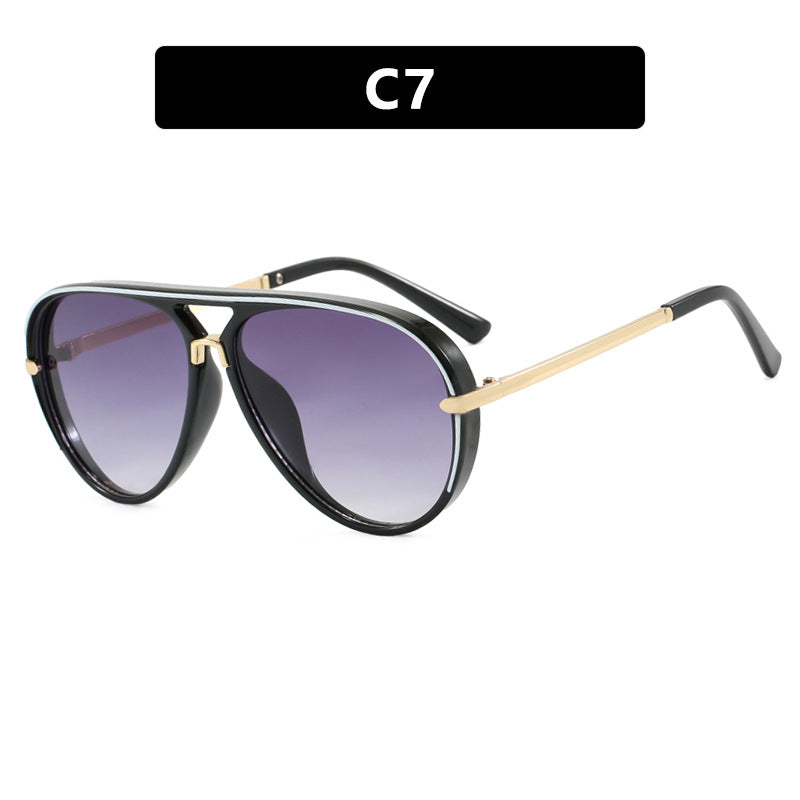 Women's fashion pilot sunglasses with elegant metal accents Stornfield