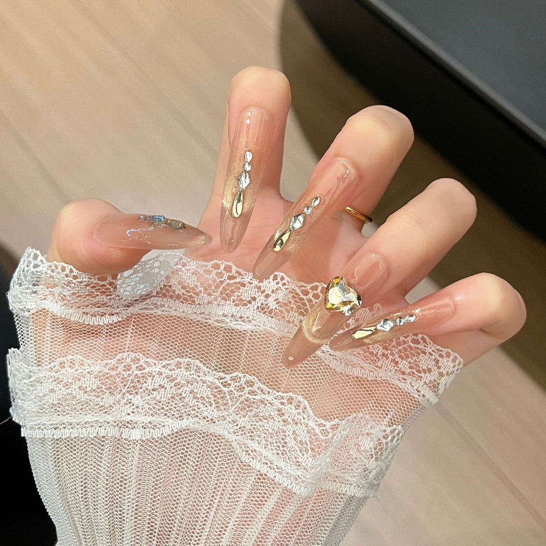 Stylish Stiletto Press-On Nail Extensions Stornfield