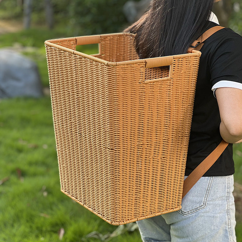 Handcrafted Woven Laundry Hamper Stornfield