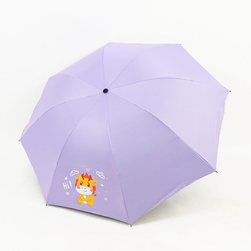 Women's Folding Umbrella with Fun Animal Design Stornfield