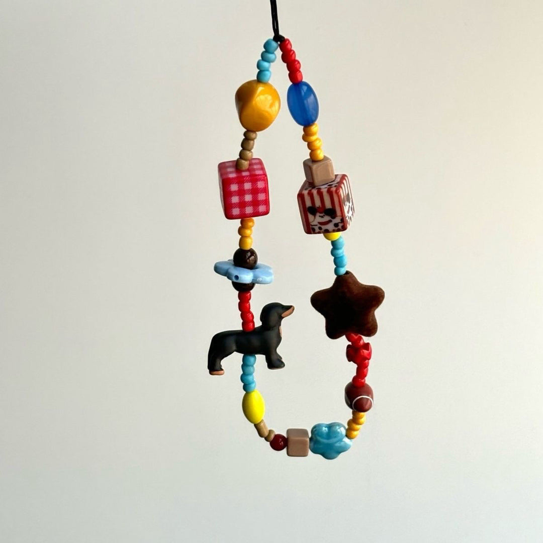 Playful Beaded Charm Necklace Stornfield