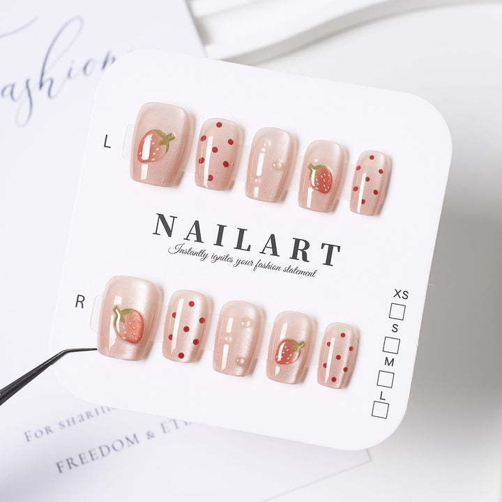 Artistic Floral Press-On Nails Stornfield 1787395011