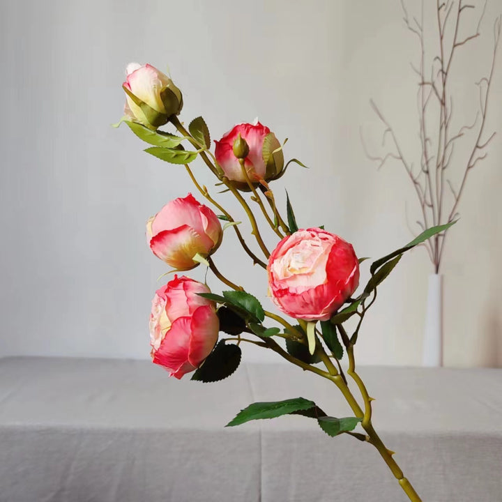 Lifelike Rose Floral Stem