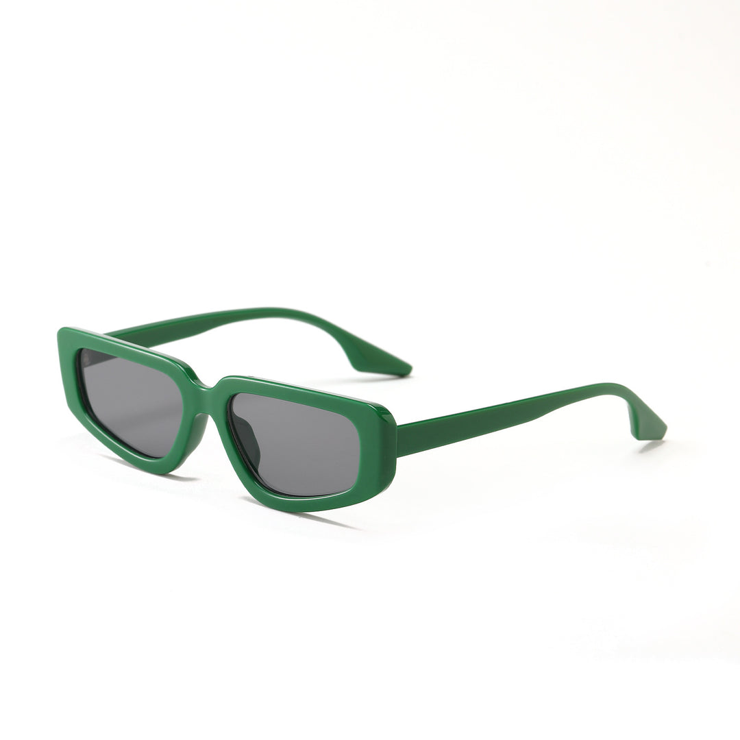 Women's stylish square sunglasses with modern high-gloss plastic frame Stornfield