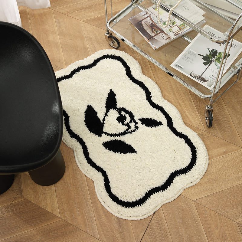 Heart-Shaped Decorative Bath Mat Stornfield