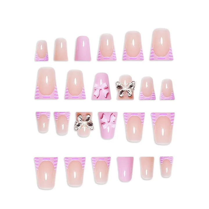 3D Floral Press-On Nail Art Set Stornfield