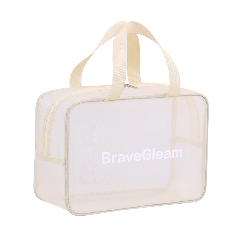 Cosmetic Storage Bag With Transparent Window And Practical Carry Handle Stornfield