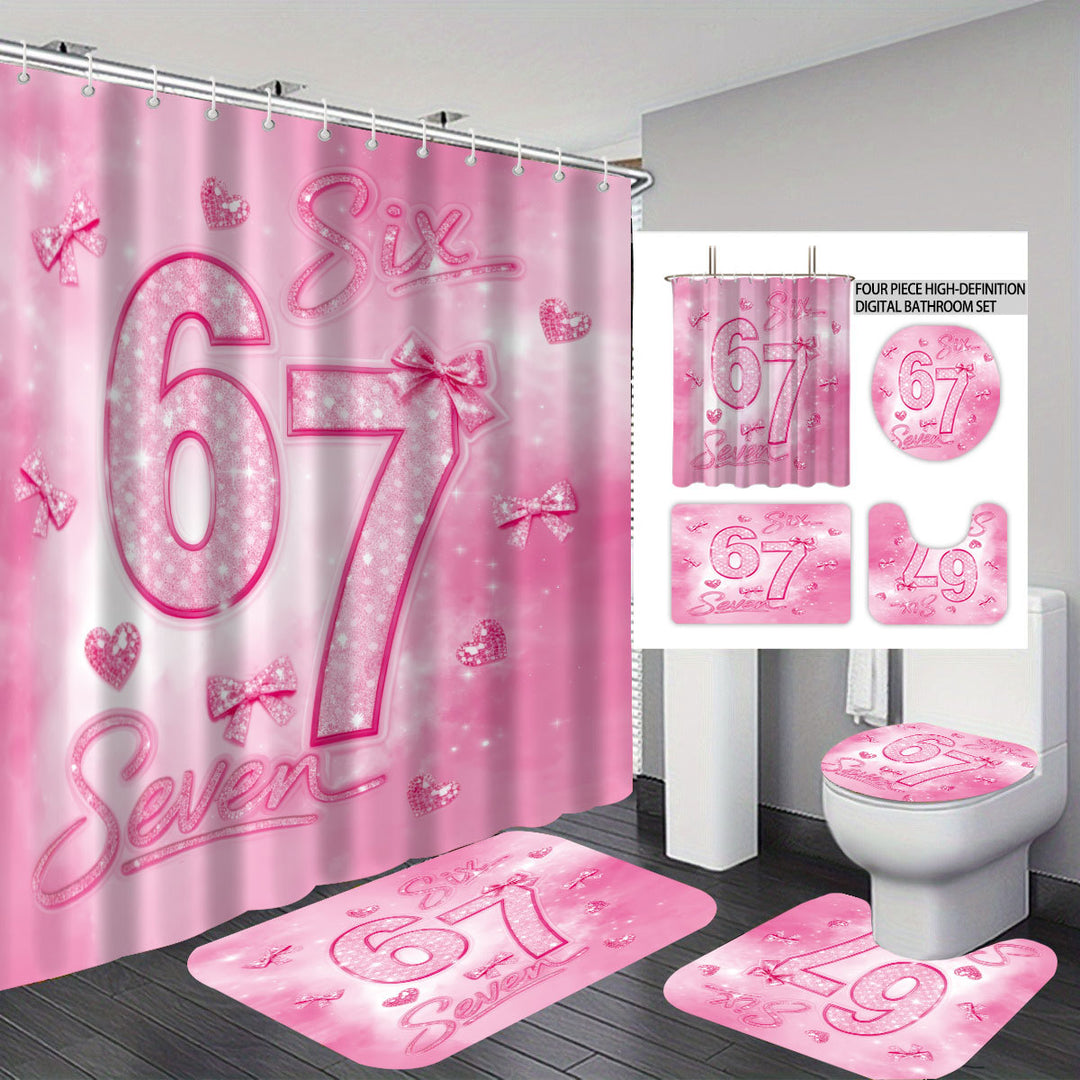 Colorful Dessert-Themed Bathroom Set Stornfield