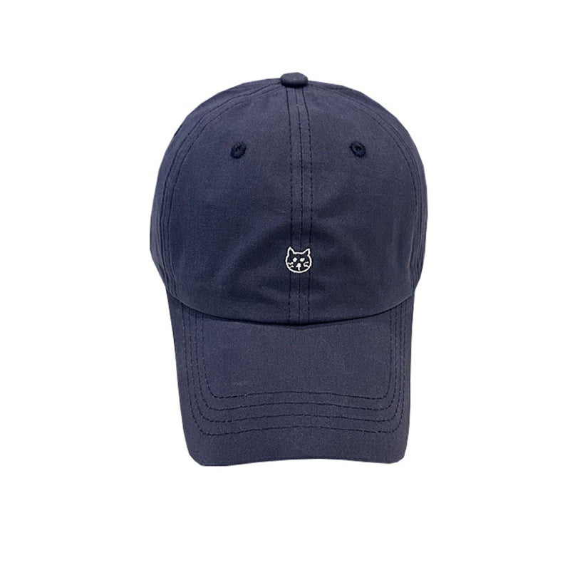 Women's Casual Cat Embroidered Baseball Cap Stornfield