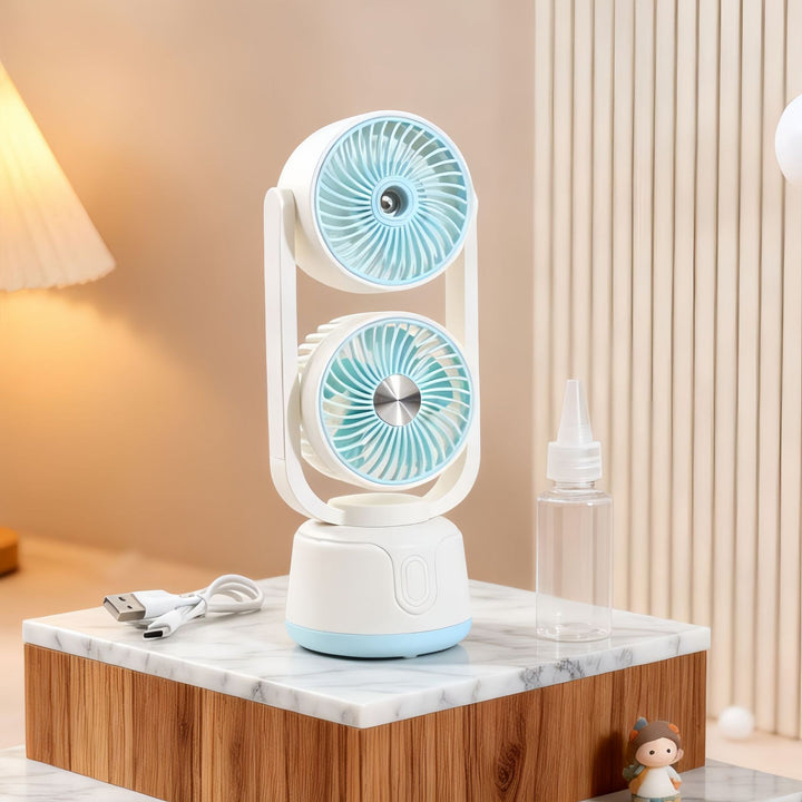 Ladies multifunctional table fan with spray function Stornfield