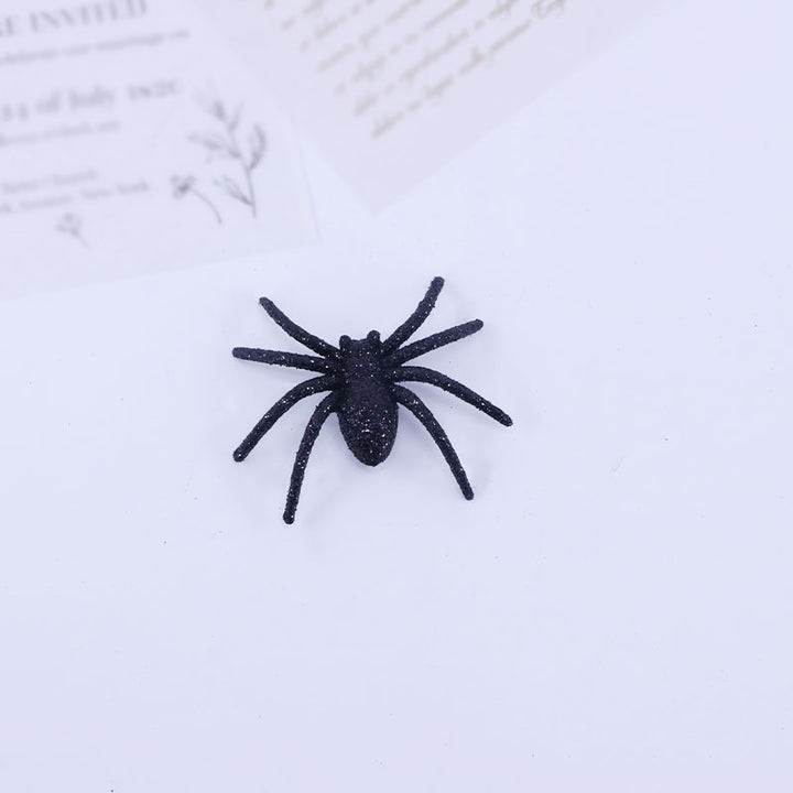 Glittered Halloween Spider Decoration Stornfield
