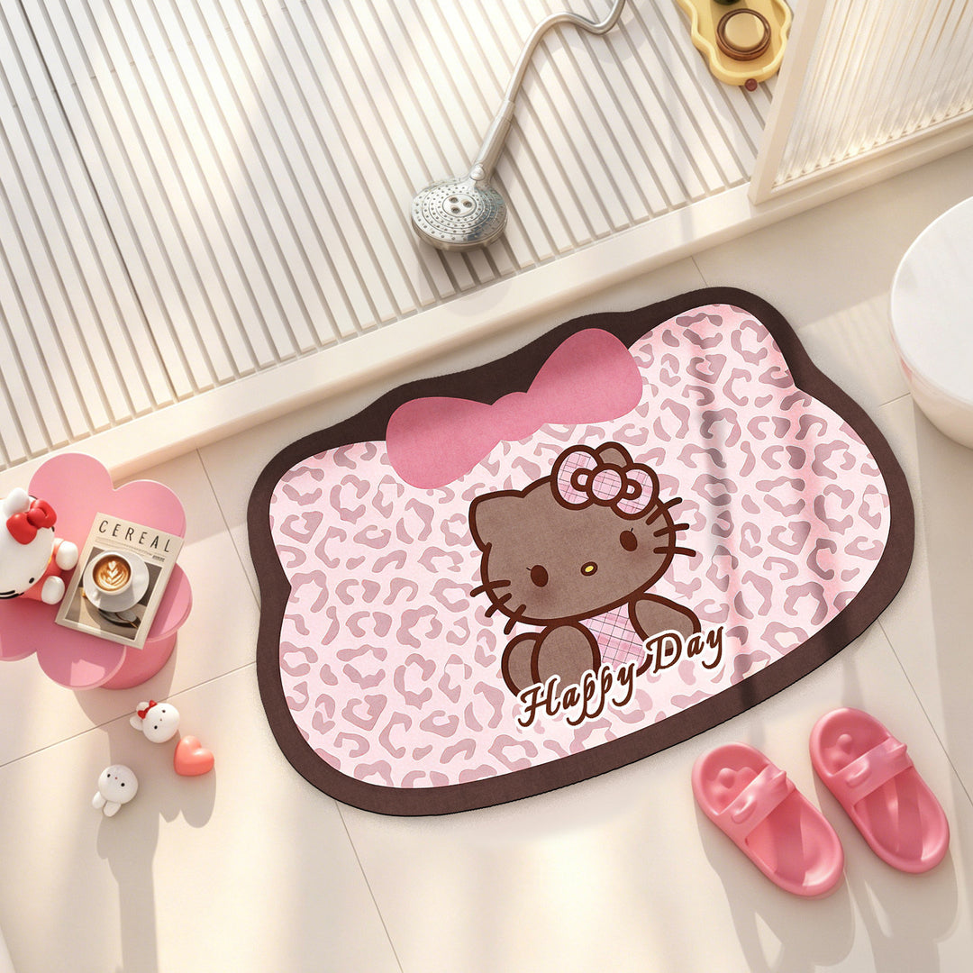 Cartoon Character Themed Bath Mat