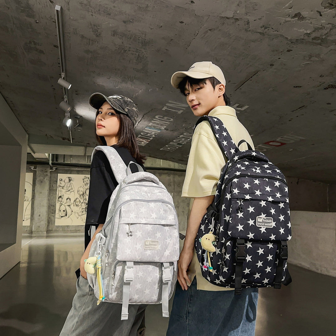 Versatile Star Print Backpack Stornfield