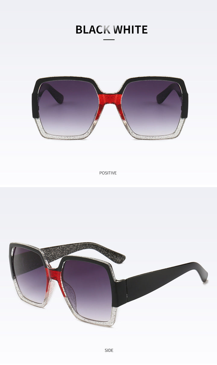 Sparkling Geometric Frame Sunglasses Stornfield