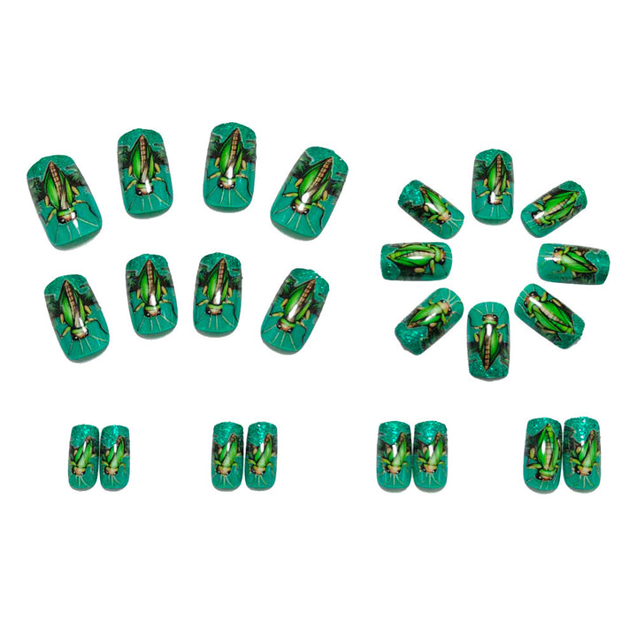 Artificial nails with creative grilling design Stornfield