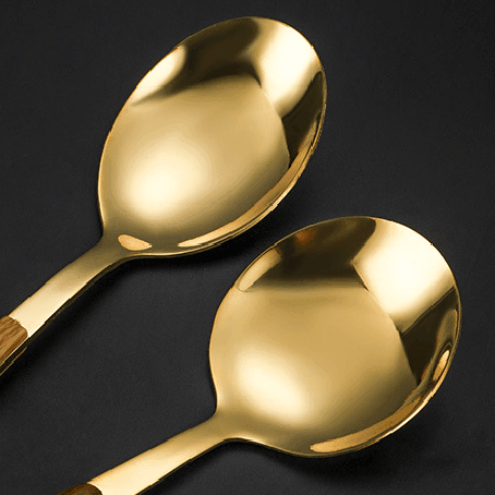 Stainless Steel Utensil Sets With Wooden Handle | Stornfield