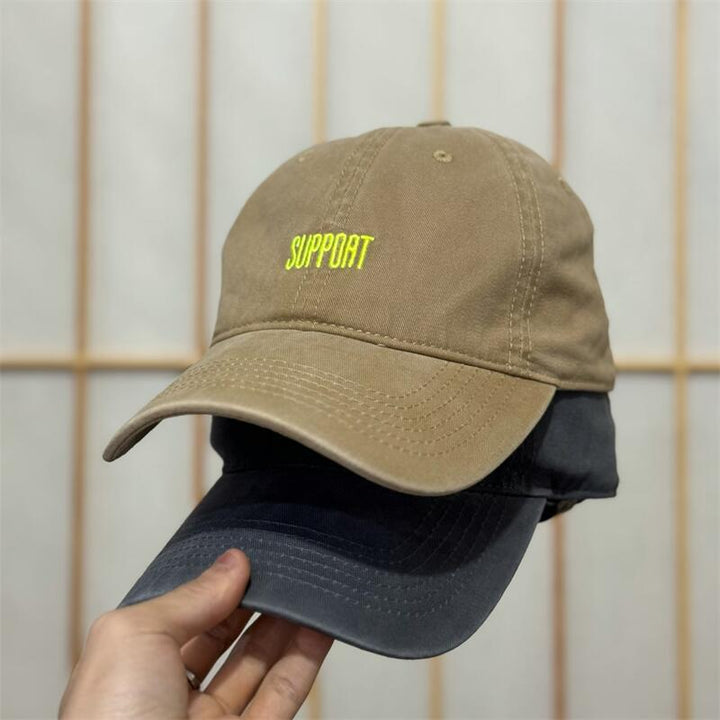 Men's Supportive Embroidered Cotton Baseball Cap Stornfield