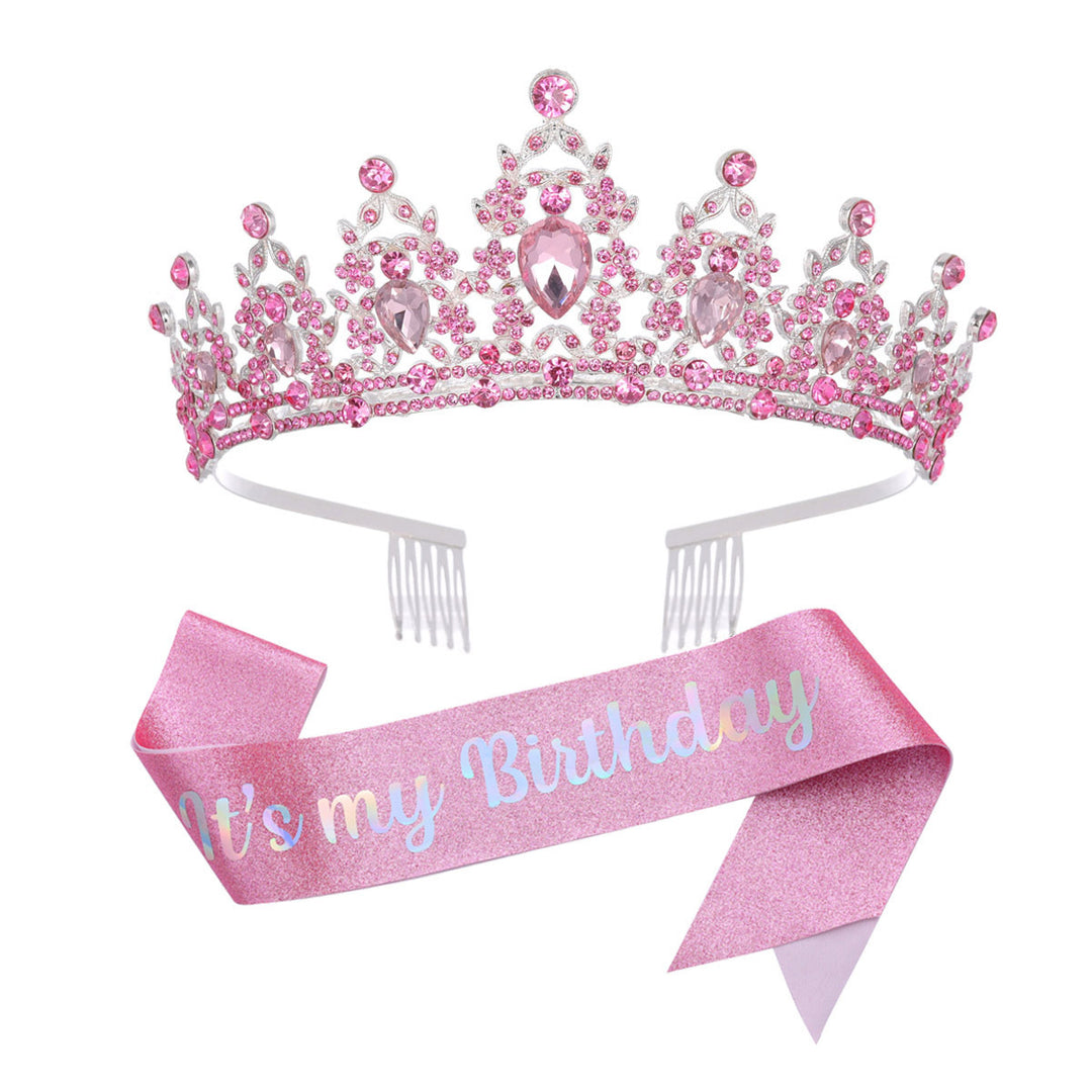 Women's black embellished tiara with elegant design Stornfield