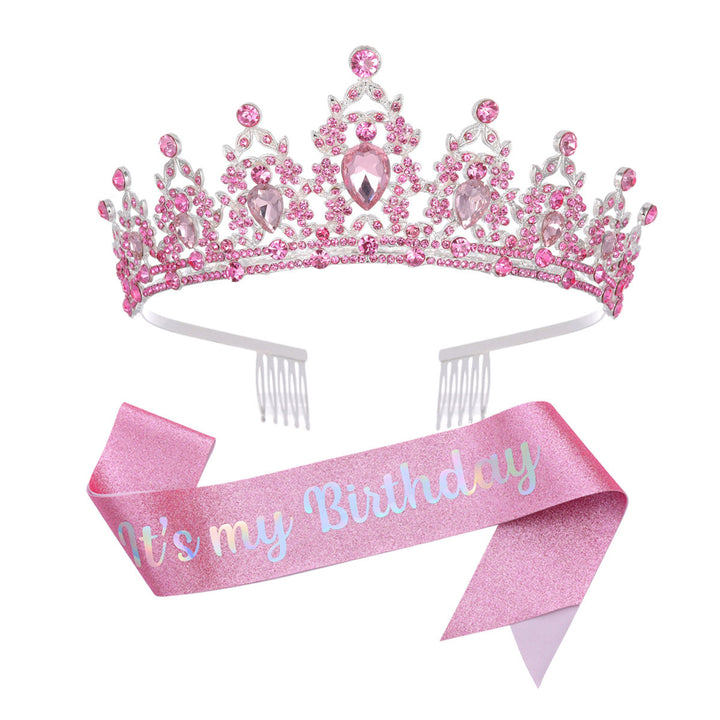 Women's black embellished tiara with elegant design Stornfield