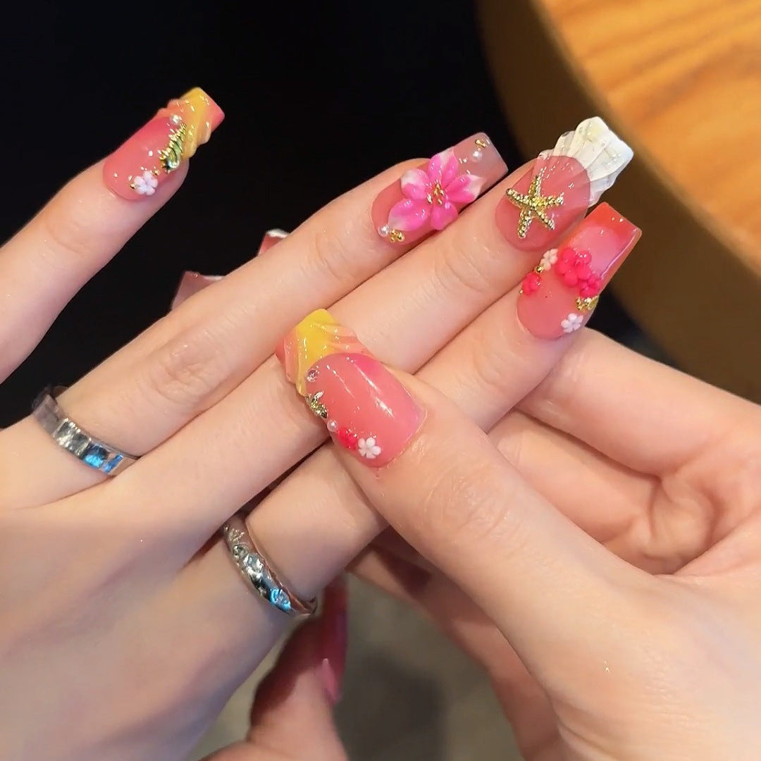 Decorative 3D Floral Nail Art Set