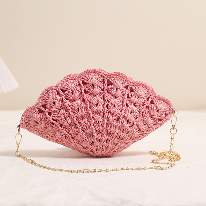 Elegant Clutch Bag in Shell Design Stornfield