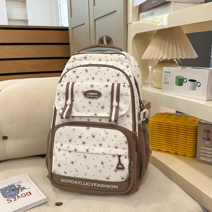 Star Patterned Multi-Functional Backpack Stornfield