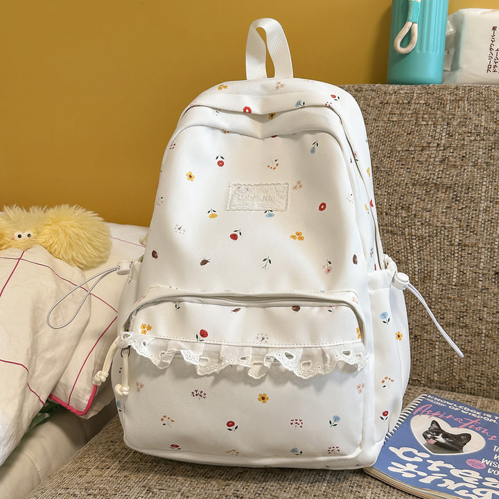 Decorative Floral-Embellished Backpack Stornfield
