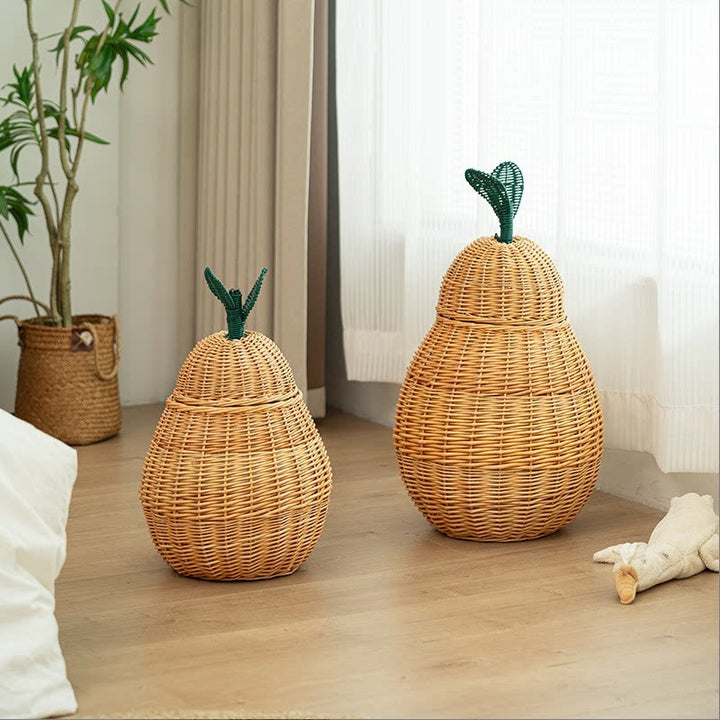 Decorative Apple-Shaped Storage Basket Stornfield