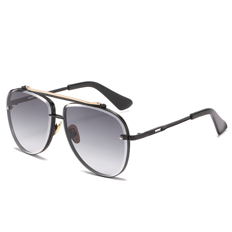 Women's Oversized Pilot Sunglasses with Adjustable Nose Pads and High-Quality Metal Frame Stornfield