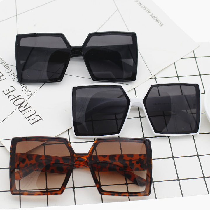 Women's Fashion Oversized Sunglasses with Angular Design Stornfield