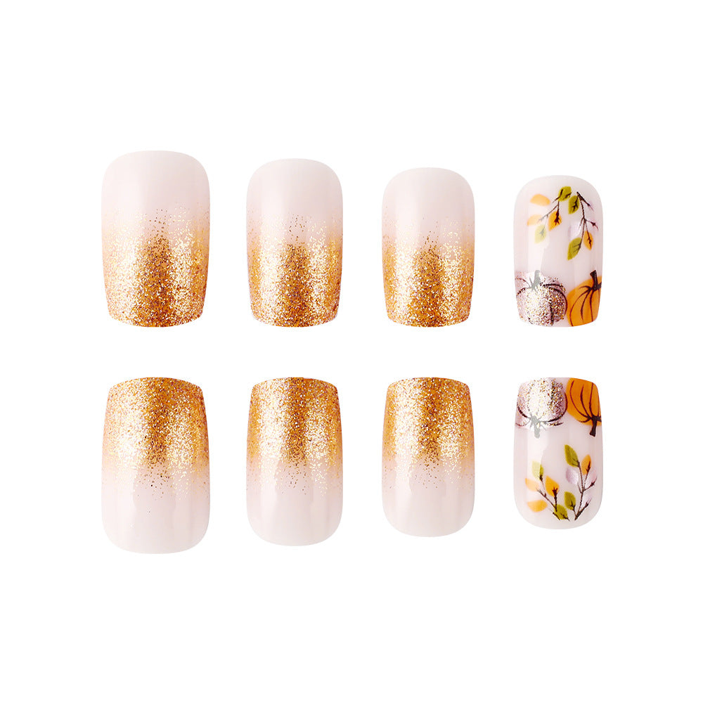 Autumn-Themed Decorative Nail Art Stornfield