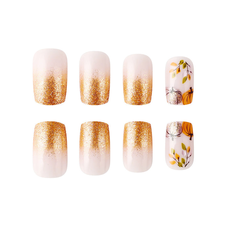 Autumn-Themed Decorative Nail Art Stornfield