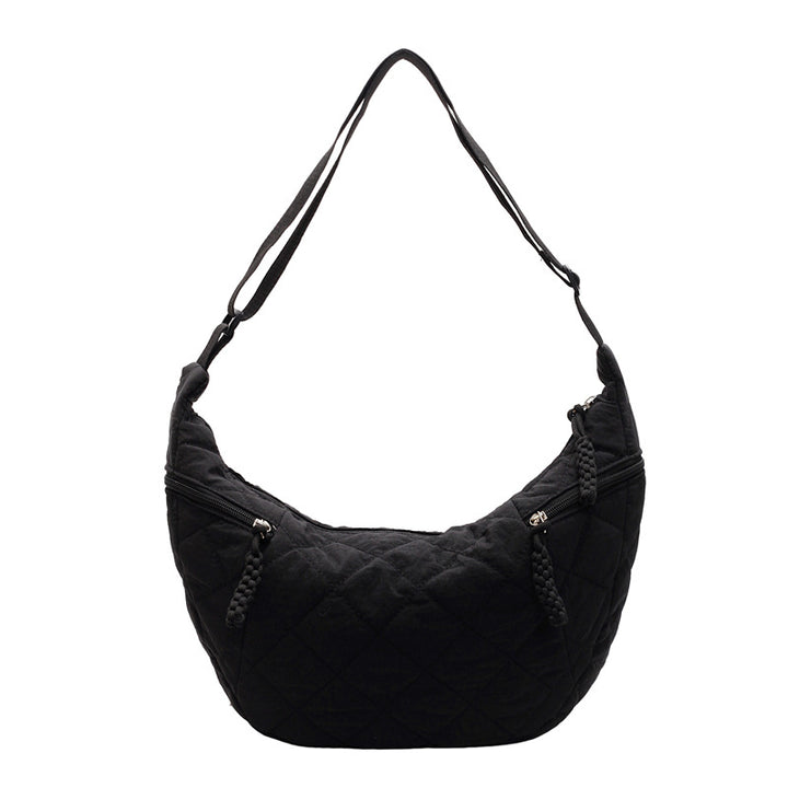Quilted Soft Fabric Hobo Handbag Stornfield
