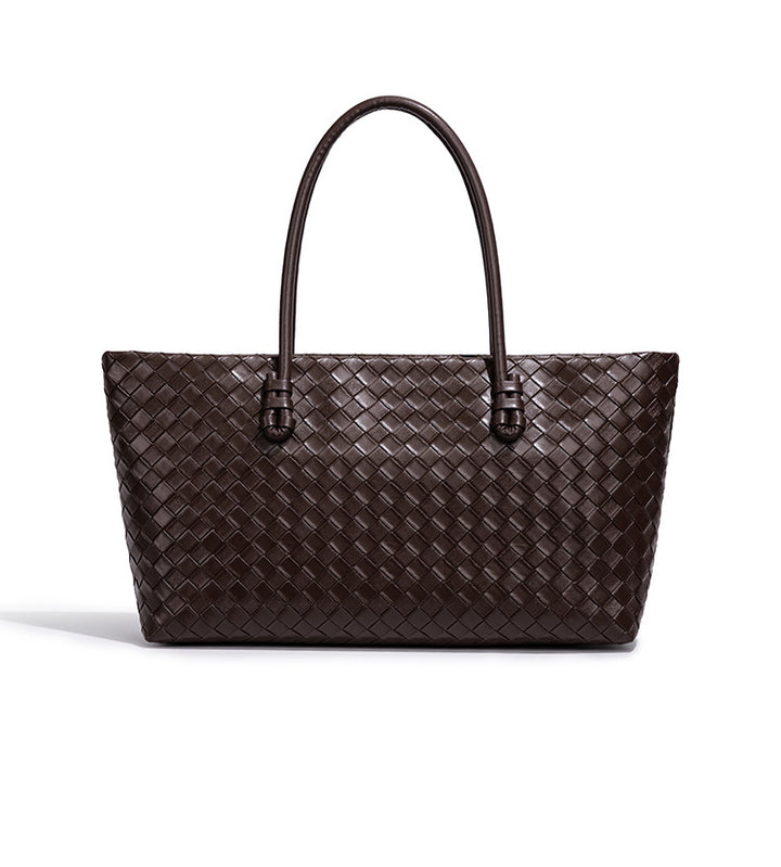 Woven Leather Tote Bag Stornfield