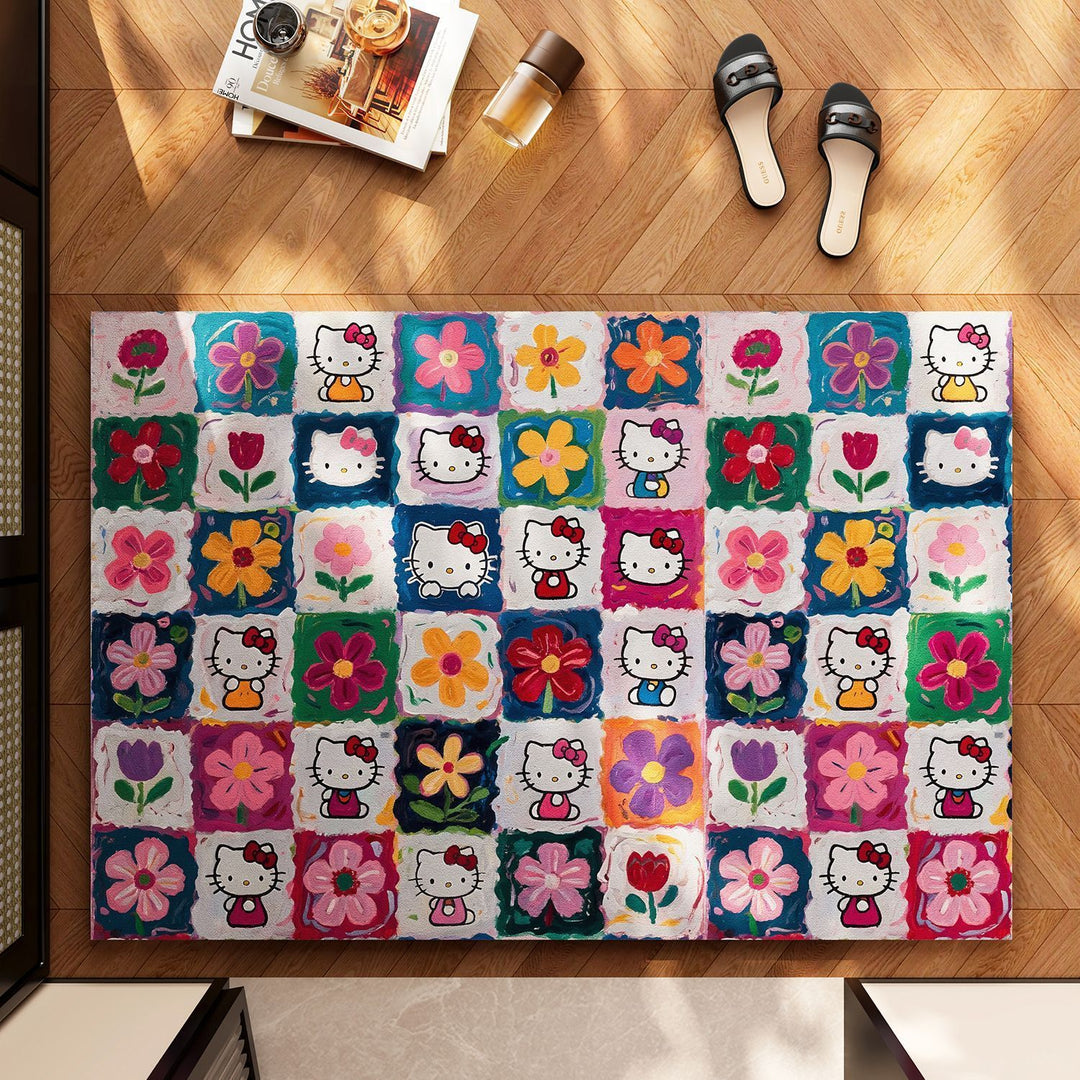 Playful Character-Themed Area Mat
