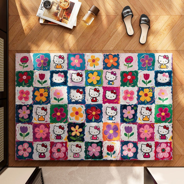 Playful Character-Themed Area Mat
