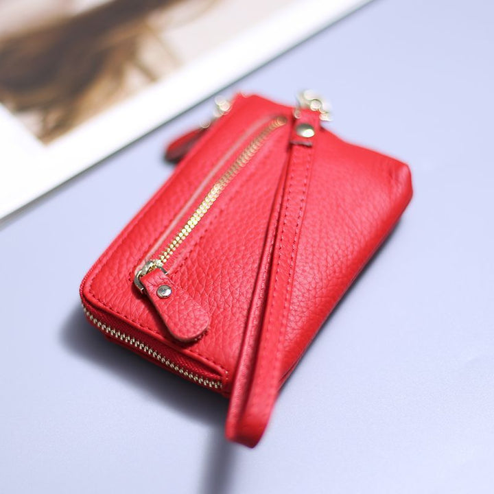 Luxe Textured Zippered Wallet Stornfield
