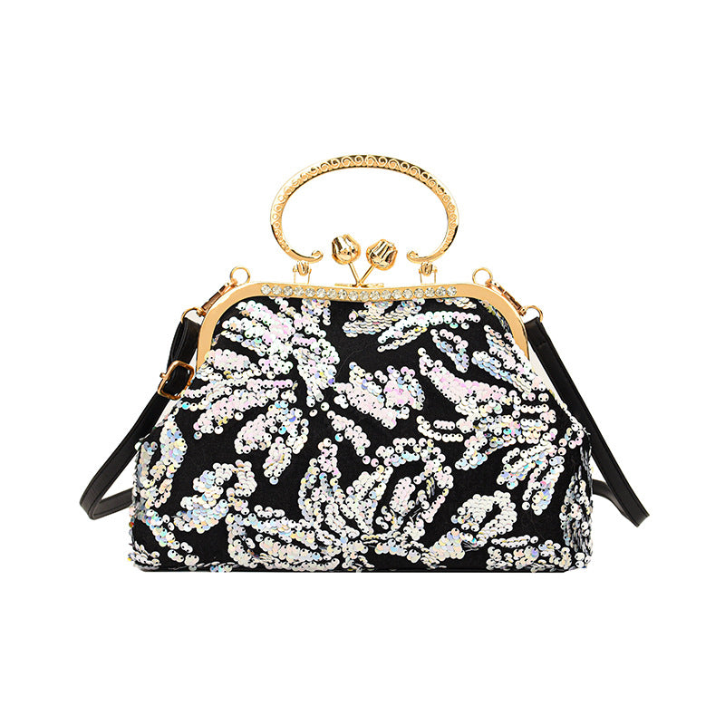 Elegant Sequined Evening Handbag