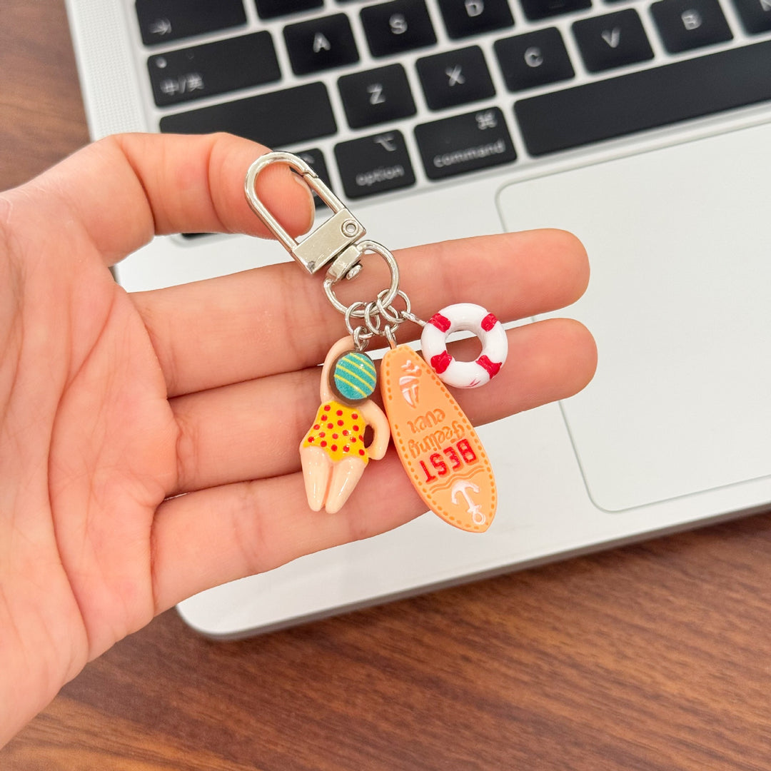 Keychain with Creative Swimming Motif Stornfield