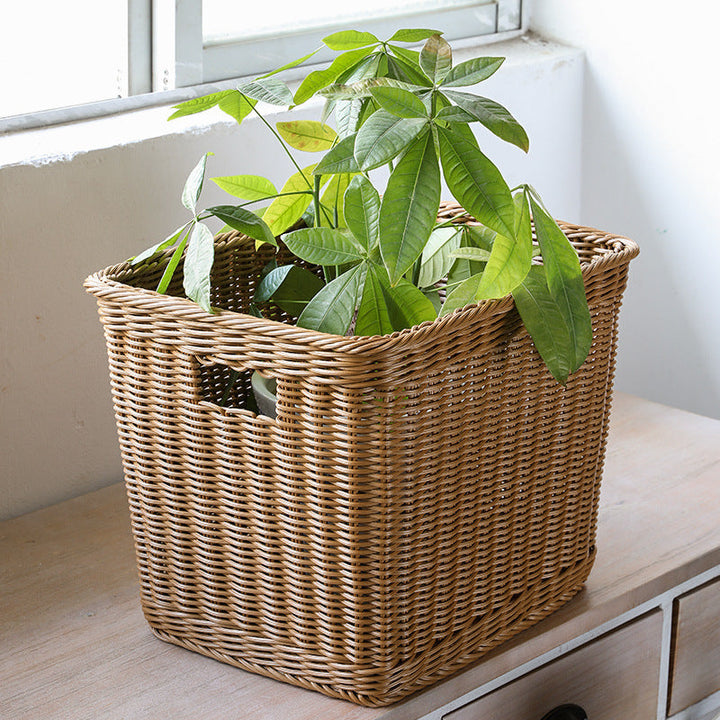 Rectangular Handwoven Storage Bin Stornfield