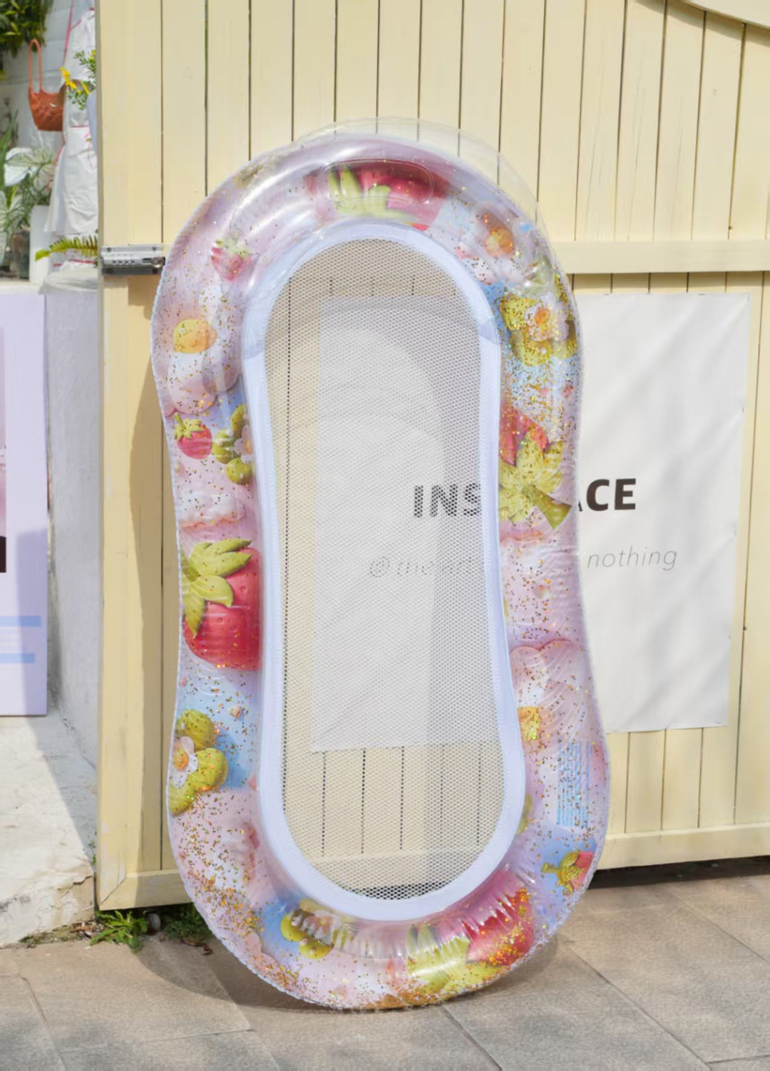 Women's Inflatable Swimming Ring with Watermelon Design Stornfield