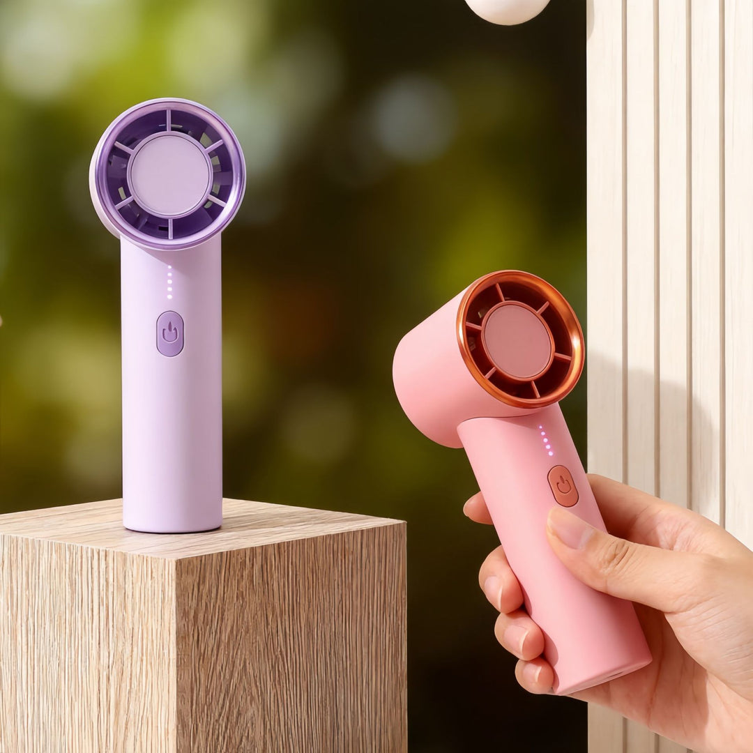 Women's Portable Handheld Fan with USB Charging Function and Flexible Design Stornfield