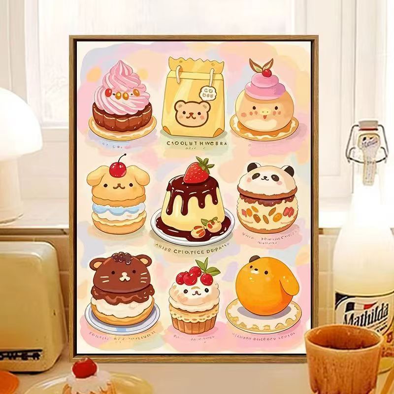 Cute Dessert-Themed Wall Art Stornfield
