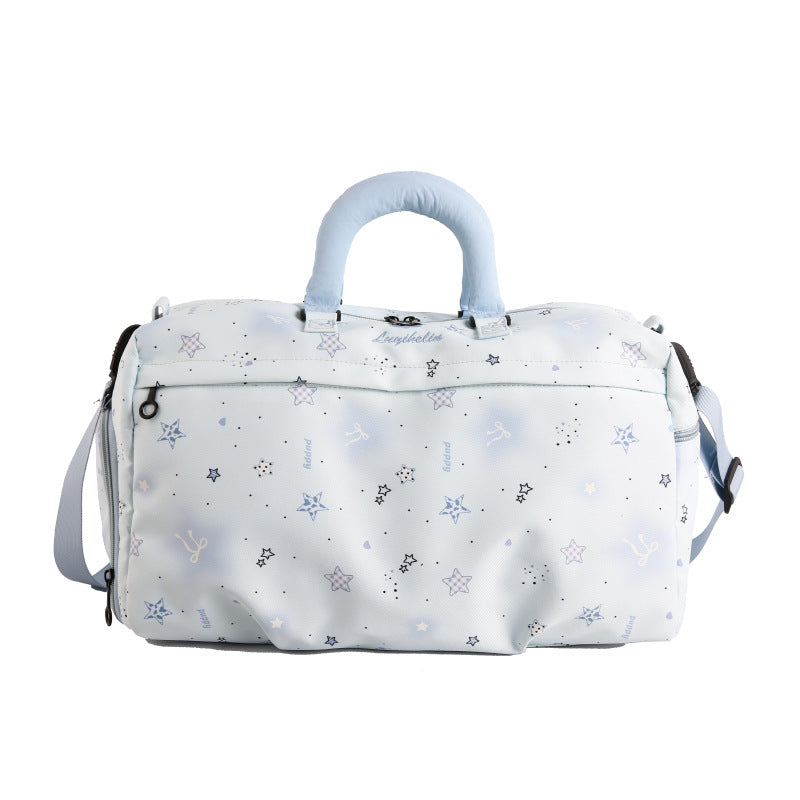 Star-Patterned Travel Duffle Bag Stornfield
