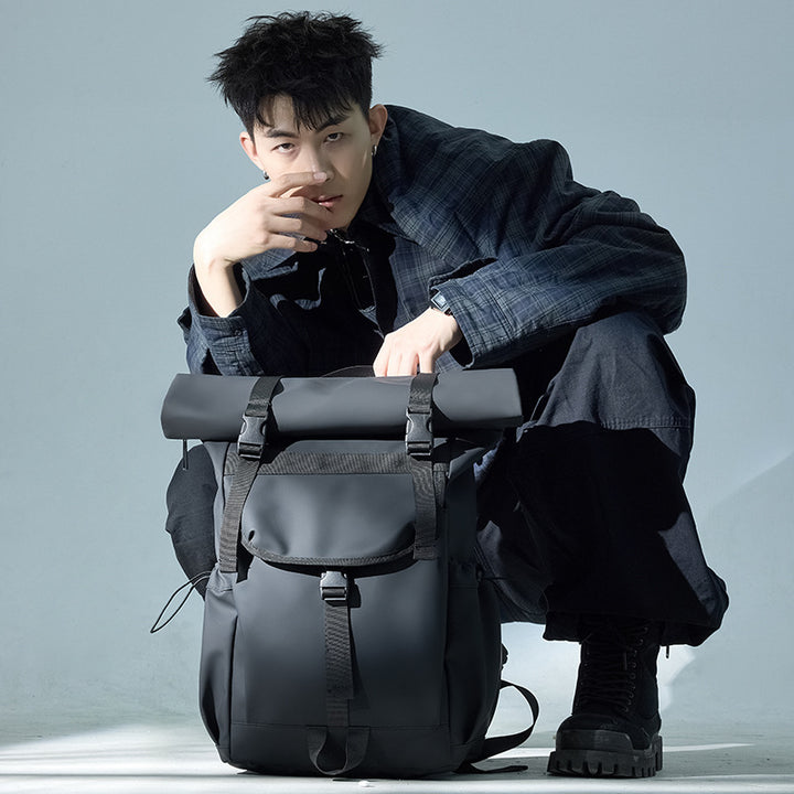 Roll-Top Waterproof Outdoor Backpack Stornfield