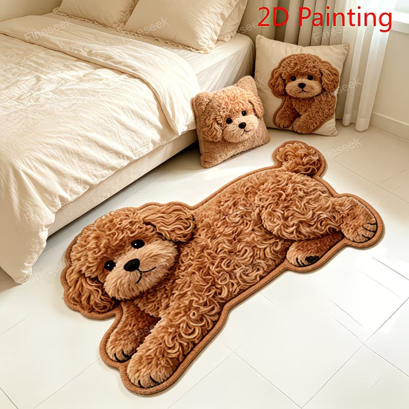 Cute Dog-Shaped Rug
